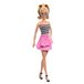 Barbie Fashionista's Pop #213, Blond met gestreepte top, Roze rok en zonnebril, 65ste verjaardag modepop om te verzamelen, HRH11