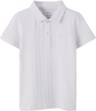 NAME IT Jongens Polo NKMFEN SS NREG POLO - Katoen - Wit - Maat 158/164