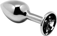 Alive Bouchon anal avec bijou noir Taille M