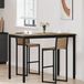 Maison Exclusive - Table haute rectangulaire, fabriquée en panneau de fibres de bois