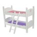 Teamson Kids Stapelbed Voor 18" Babypoppen - Accessoires Voor Poppen - Kinderspeelgoed - Wit