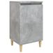 VidaXL Nachtkastje Betonkleur Hout 40x35x70 cm