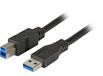 EFB Elektronik K5236.1 USB-kabel USB 3.2 Gen 1 (3.1 Gen 1) 1 m USB A USB B Zwart