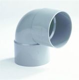 DYKA Korte bocht 2x lijmmof 90° PVC keurmerk BRL52100 32mm