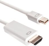 Panda - Mini Display Port Naar HDMI Kabel 1.8 Meter Geschikt voor: Apple MacBook Thunderbolt wit