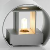 Arcchio Wandlamp Zuzana - 1 Licht - Aluminium, Metaal - Wit - G9