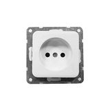 Edp 65304 Base 10-16A inbouw-thermo-serie, blistertas, wit