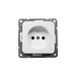 Edp 65304 Base 10-16A inbouw-thermo-serie, blistertas, wit