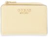 GUESS Gilda SLG Zip Around Card Case Pale Yellow