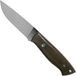 Brisa Brisa Trapper 115 Green Canvas Micarta Elmax Flat 2066 couteau de bushcraft
