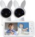 Arenti AINanny 64GB - Wifi Babyfoon Met 2 Camera's Duopack - Baby Monitor - Babyfoon met 5 inch scherm - Ultra HD 2K Resolutie - Slaapliedjes - Alexa & Google
