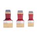 Hardy platte kwast 25 mm 50 mm 75 mm serie * 33 * 6 stuks. | 18-delige lakpenselenset serie 33, 6 x 25 mm/6 x 50 mm/6 x 75 mm, natuurlijke haren en kunstvezels