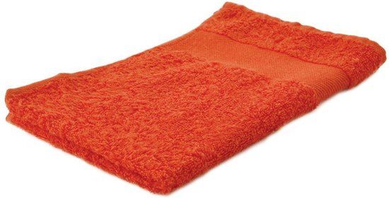 Arowell Gastendoek Gastenhanddoek 50 x 30 cm - Oranje - 3 stuks