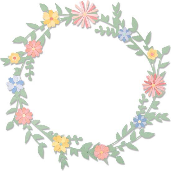 Thinlits Sizzix Thinlits die Spring foliage