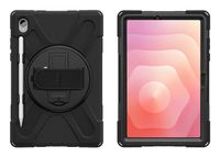 4smarts Rugged Case Grip voor Samsung Galaxy Tab S11 Zwart