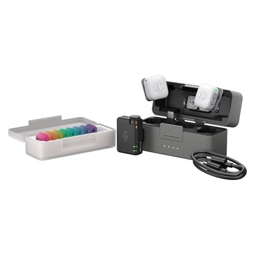 DJI Mic Mini 2 (2 TX + 1 standaard RX + oplaadetui), draadloze microfoon