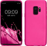 kwmobile telefoonhoesje geschikt voor Samsung Galaxy S9 - Hoesje voor smartphone - Back cover in metallic roze