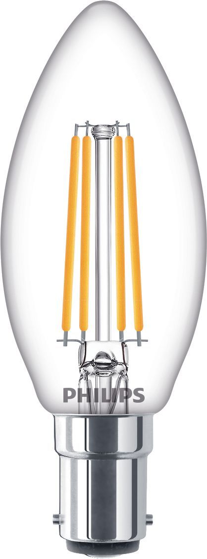 Philips LED-lamp - 4W - 470 lumen - 2700K - Kaars - Warm wit - Niet dimbaar