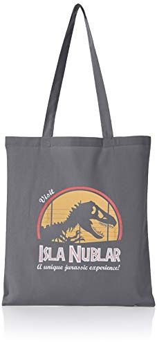 NERDO Unisex Adult Stoffen Zak - Grijs - 38 x 42 cm