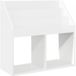 vidaXL Kinderboekenplank met opslag Hoogglans wit 72,5 x 29,5 x 69 cm