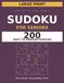 Large Print Sudoku for Seniors: 200 Easy to Medium Puzzles