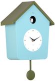 Karlsson Wandklok Cuckoo Light - Mistigblauw - 23x10.5x26.4cm