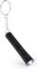 Merkloos / Sans marque Makito Western Europe 15x Sleutelhangers met zaklamp zwart