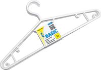 Peggy Perfect Hanger en cintre en plastique avec nervure, lot de 3