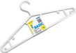 Peggy Perfect Hanger en cintre en plastique avec nervure, lot de 3