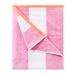 HENBAY Strandhanddoek van 100% katoen, badstof, ultrazacht, kleurrijke strepen, perfect voor reizen, zwemmen, yoga, fitnessstudio, 78,7 x 180,9 cm (1 stuk)