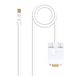 Nanocable 10.15.4102 adaptateur vidéo 2 m Mini DisplayPort VGA (D-Sub) Blanc