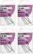 Deltafix Schroefduimen - 16x - gecoat metaal - 50 mm - wit