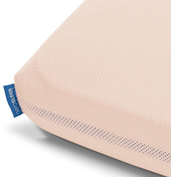 AeroSleep® hoeslaken - voor babybed, ledikant & wieg - 140 x 70 cm - Peach