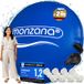 MONZANA Protection hivernale pour piscine, XL, résistant au chlore, rond, 2 mètres de diamètre