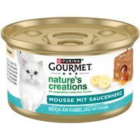 GOURMET PURINA Adult Nature Creations Mousse Kabeljau 12x85 g