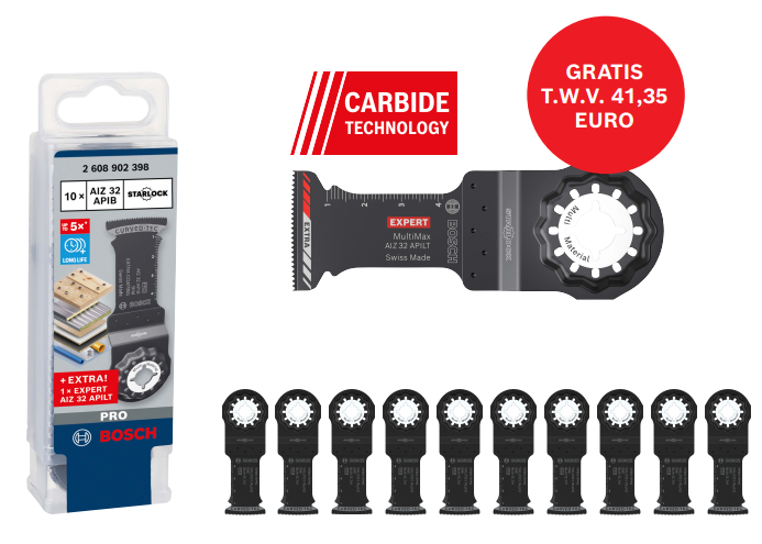 Bosch 11x PRO AIZ 32 APIB promoset