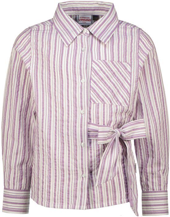 Vingino Livia Meisjes Blouse Katoen/Polyester Paars Maat 152