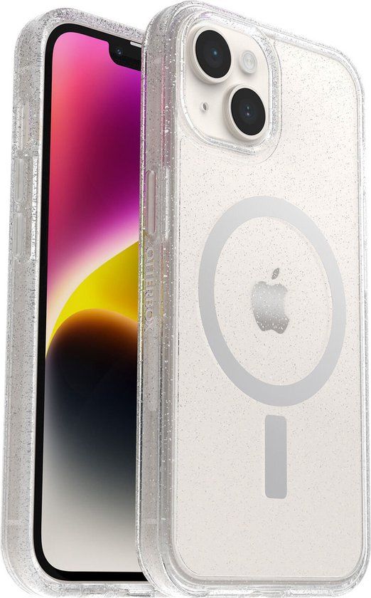 OtterBox Symmetry MagSafe Case - Geschikt voor Apple iPhone 15 Hoesje - Glitter