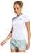 Adidas Power Essentials Workout Contour T-shirt Dames Wit XS