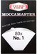 Moccamaster Filterpapier nr. 1 Cup-one - 80 stuks - Wit