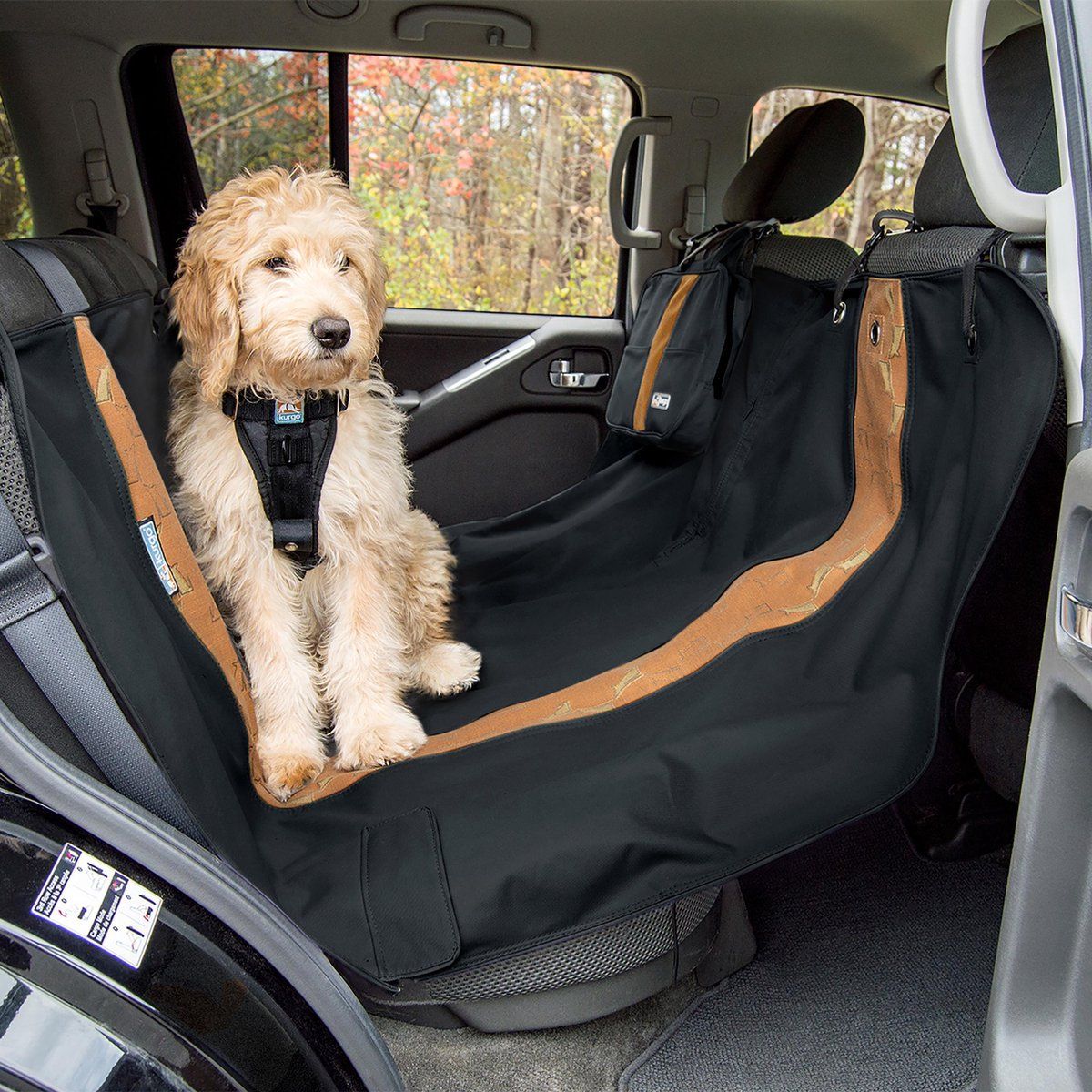 KURGO - Wander - Hondenhangmat voor in de auto - Zwart