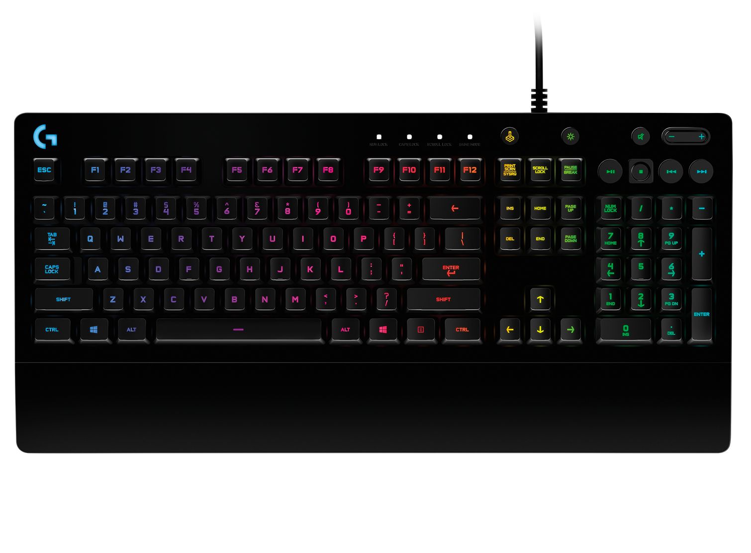 Logitech G G213 Prodigy Gaming Keyboard - USB - QWERTY - English - Black