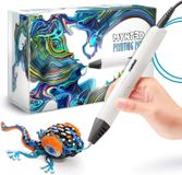 Stylo 3D avec écran OLED, température réglable de 130–240 °C, incluant 3 couleurs de filament