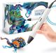 Stylo 3D avec écran OLED, température réglable de 130–240 °C, incluant 3 couleurs de filament