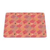 Bonamaison Muismat, rechthoekig, digitaal bedrukt, antislip onderkant, voor kantoor en thuis, afmetingen: 22 x 18 cm