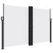 vidaXL Windscherm uittrekbaar 160x1200 cm wit
