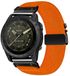 By Qubix Qubix - Nylon bandje met parachute sluiting - Oranje - 22mm Quickfit - Geschikt voor Garmin Fenix 8 / 8 Pro - 47mm