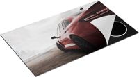 Chefcare Inductie Beschermer Rode Sportwagen Auto - 89,6x51,6 cm - Inductie Mat