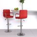 Maison Exclusive - Lot de 2 tabourets de bar en similicuir bordeaux