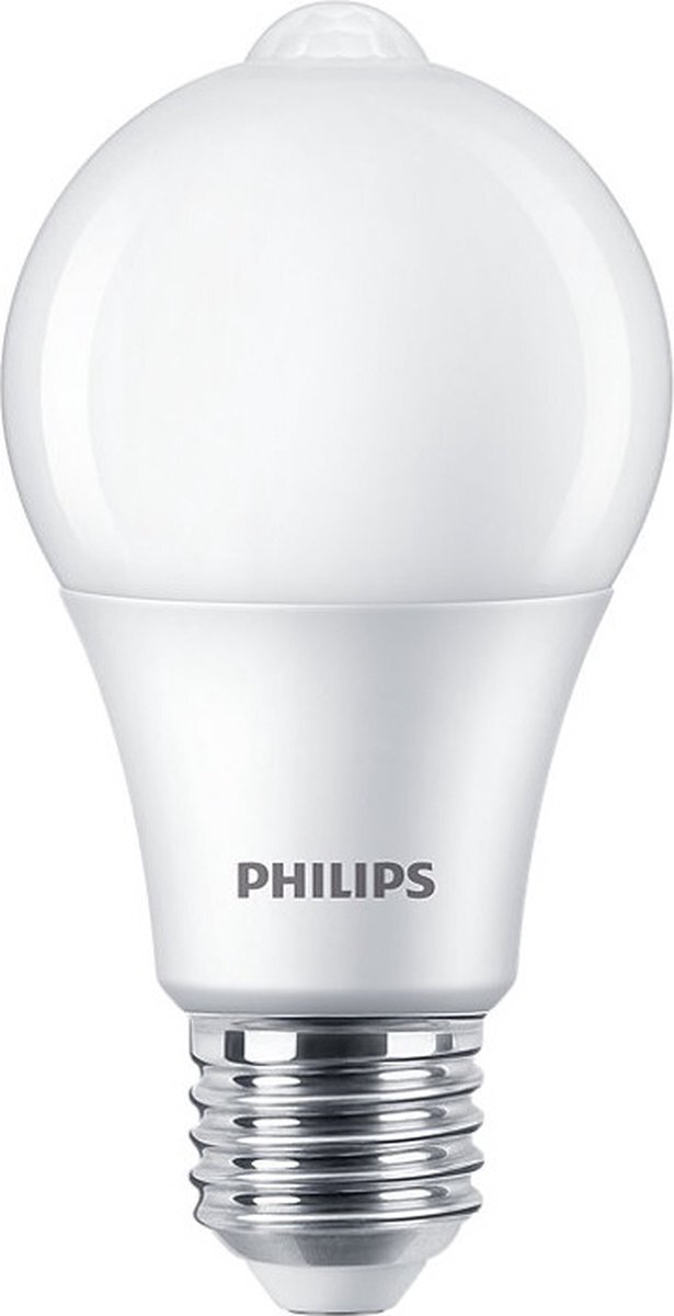 Philips led lamp met bewegingsensor E27 8W 806lm 2700K niet dimbaar